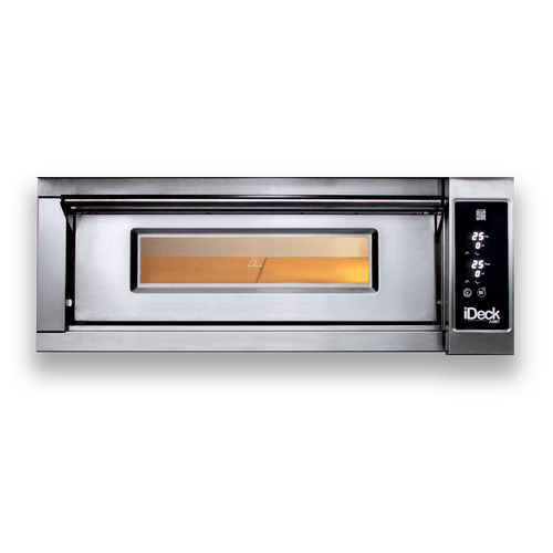 iDeck Electric Single Deck Pizza Oven, Electric Controls (4 Pizzas)