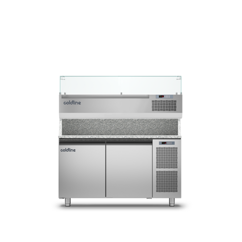 Coldline 2 Door Underbench Prep Countertop