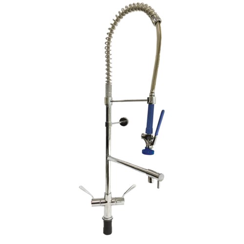 Jetstream Deck Mount Pre-Rinse Gun with 300mm Pot Filler and Wall Bracket.