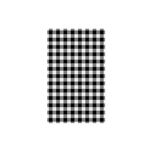Gingham Black Greaseproof Paper (Pkt of 200)