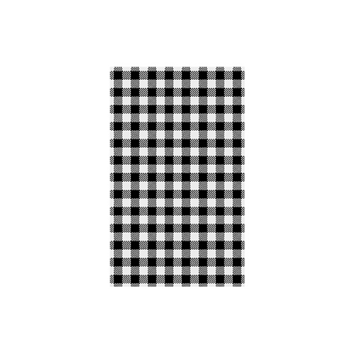 Gingham Black Greaseproof Paper (Pkt of 200)