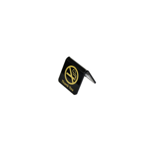 NO SMOKING A Frame sign Black/Gold