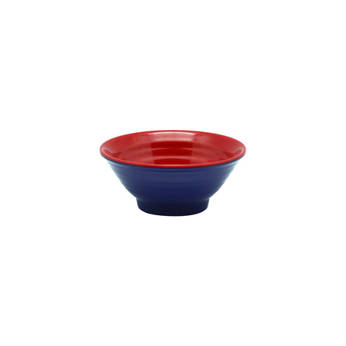 88mm Sauce Dish Red/Navy Blue Melamine