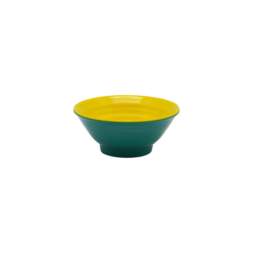 88mm Sauce Dish Yellow/Lime Green Melamine