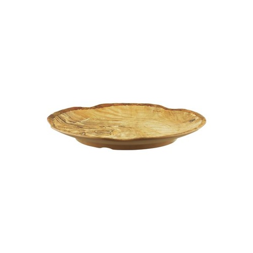 305mm Round Plate Transform, Wood Grain Chef Forward
