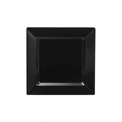255x255mm Square Black Platter Melamine