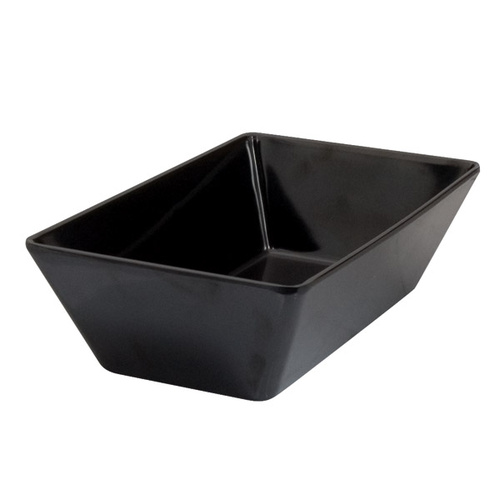 250 x 150 x 70 Black Melamine Dish