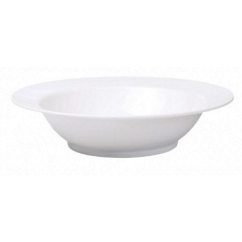 380mm Round Salad Bowl White - Melamine