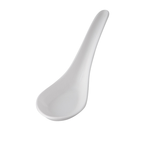 150 x 45mm White Melamine Chinese Spoon