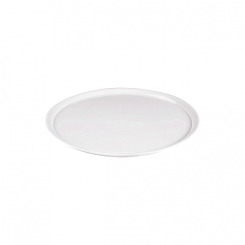 330mm Round Platter/Cake/Pizza Plate White - Melamine