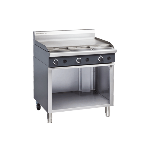 Moffat Cobra Gas Grill Plate On Open Cabinet Base