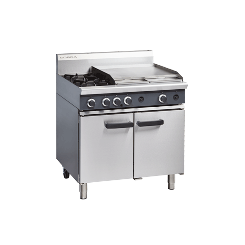 Moffat Cobra 2 Burner and 600mm Gas Griddle Static Oven