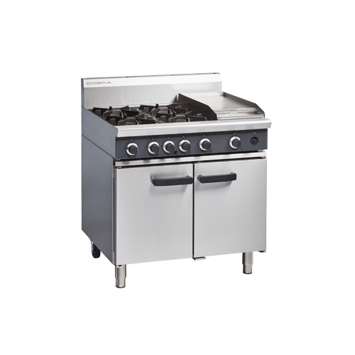 Moffat Cobra Gas Static Oven With 4 Hobs and 300mm Grill Plate