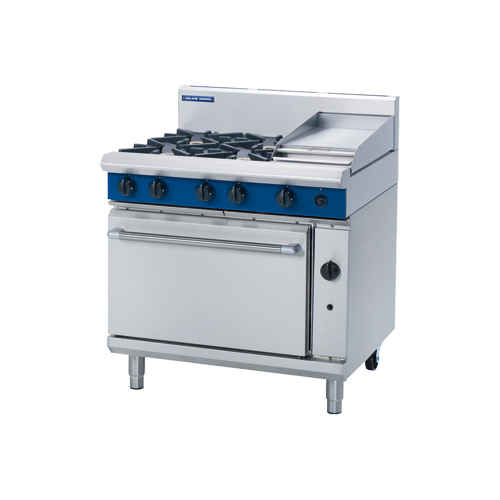 Blue Seal G506C Gas Static Oven, 4 Hobs & Griddle Plate
