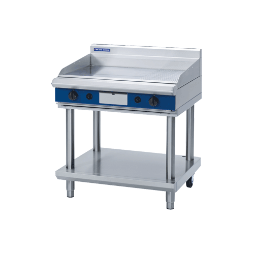 Blue Seal GP516-LS Gas Griddle On Leg Stand - 900mm Wide