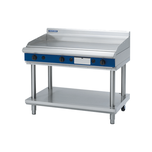 Blue Seal GP518-LS Gas Griddle On Leg Stand - 1200mm Wide