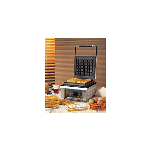 Rollergrill Single Head Waffle Iron - Bruxelles (3x5 squares) 