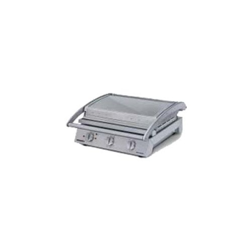 Grill Station - 8 Slice - Ribbed Top Plate - 10 amp - Ideal for Panini's, Focaccia's, Toasted Sandwiches, Steak, Fish etc8 Slice Contact Grill Ribbed