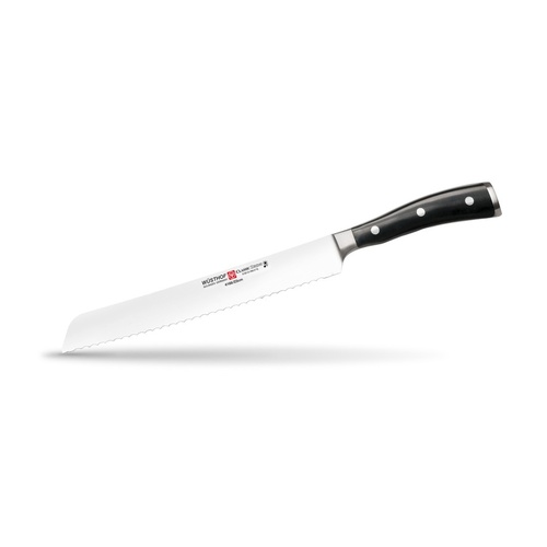 Wusthof 23cm Bread Knife - Black