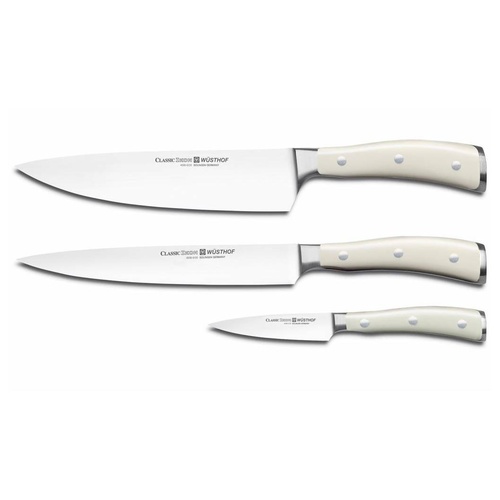 Wusthof 3 Piece Cooks Knife - Crème