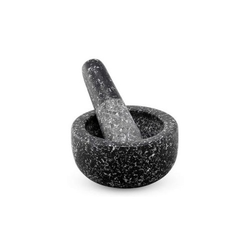 200mm Black Mortar And Pestle