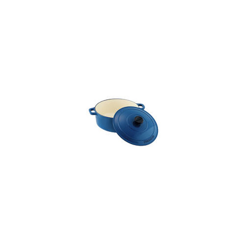 280mm Cast Iron Round French Oven Sky Blue