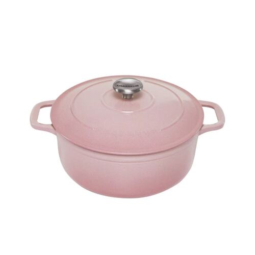 260mm Cast Iron Round French Oven Cherry Blossom 