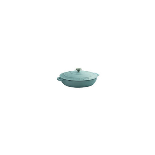 300mm Cast Iron Round Casserole Duck Egg Blue