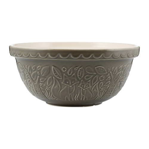 Forest Fox Grey Mixing Bowl 29cm/4L - Mason Cash
