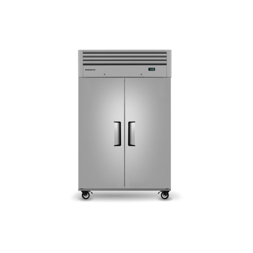 Skope Reflex Double Door Upright Freezer Stainless Steel