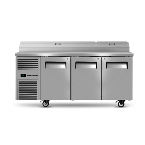 Skope Reflex Three Door Pizza Prep Chiller  