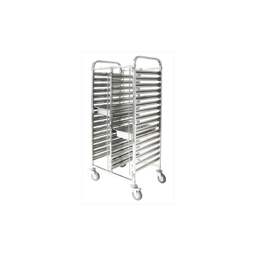 Double Gastronorm Trolley Fits 32 x 1/1 GN Trays - 740 x 550 x 1735mm High