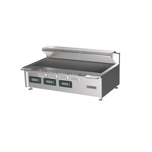Synergy ST1305 Dual Burner Grill with Slow Cook Shelf, Low Energy Consumption. 