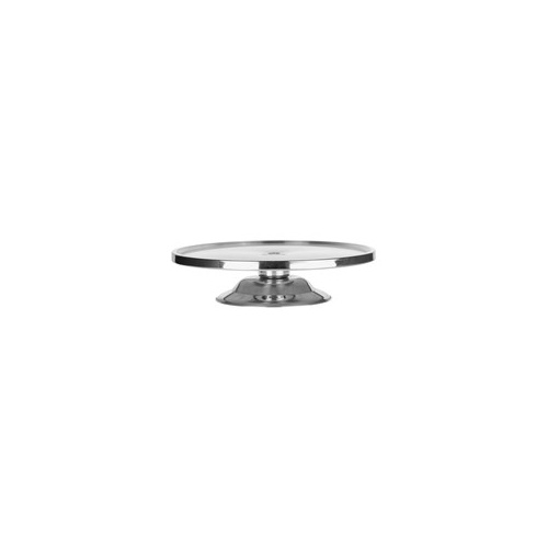 330x70mm Cake Stand S/S - Low (T04124)