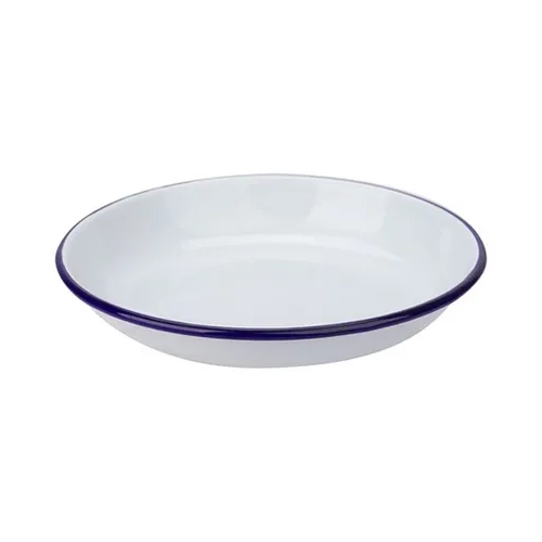 200mm Enamel Rice/Pasta Plate Falcon