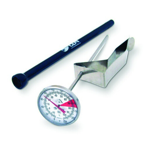 CDN Thermometer Coffee/Milk Dial (-18C +104C)