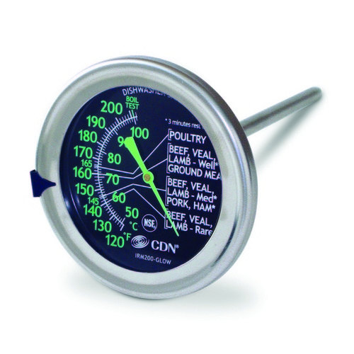 CDN Meat Oven proof Thermometer Glow 50-100c