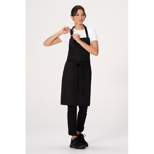 Lockharte Canvas Bib Apron Black