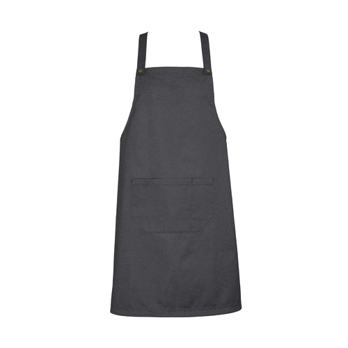Slate Cross Over Back Urban Bib Apron