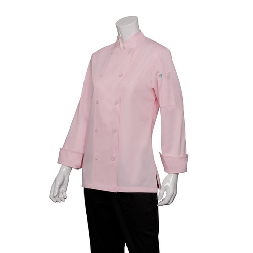 Marbella Women's Chef Jacket L/S Pink (size) - CWLJ-PIN-(size) Chef Works