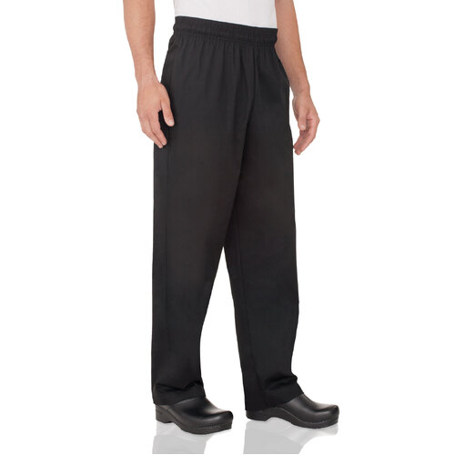 Basic Baggy Black Pants Small - NBBP-BLK-S Chef Works