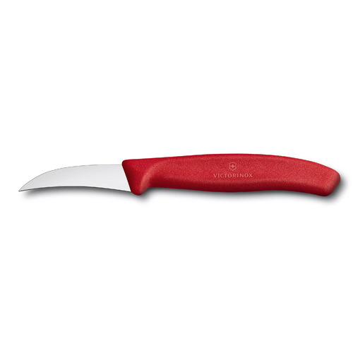 60mm Shaping Curved Knife - Red Handle 