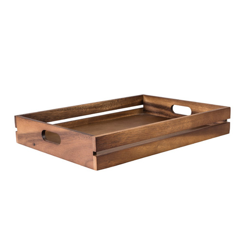 450x320x70mm Low Wooden Crate/Tray -Moda