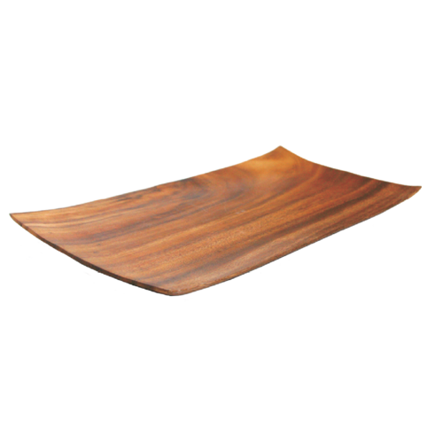 400 x 200 x 25mm Rectangular Tray - Acacia Wood